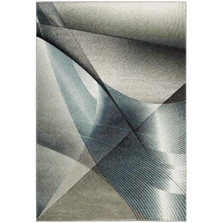 Safavieh Hollywood Power Loomed Rectangle Area Rug, Grey and Teal - 8 x 10 ft. HLW715D-8